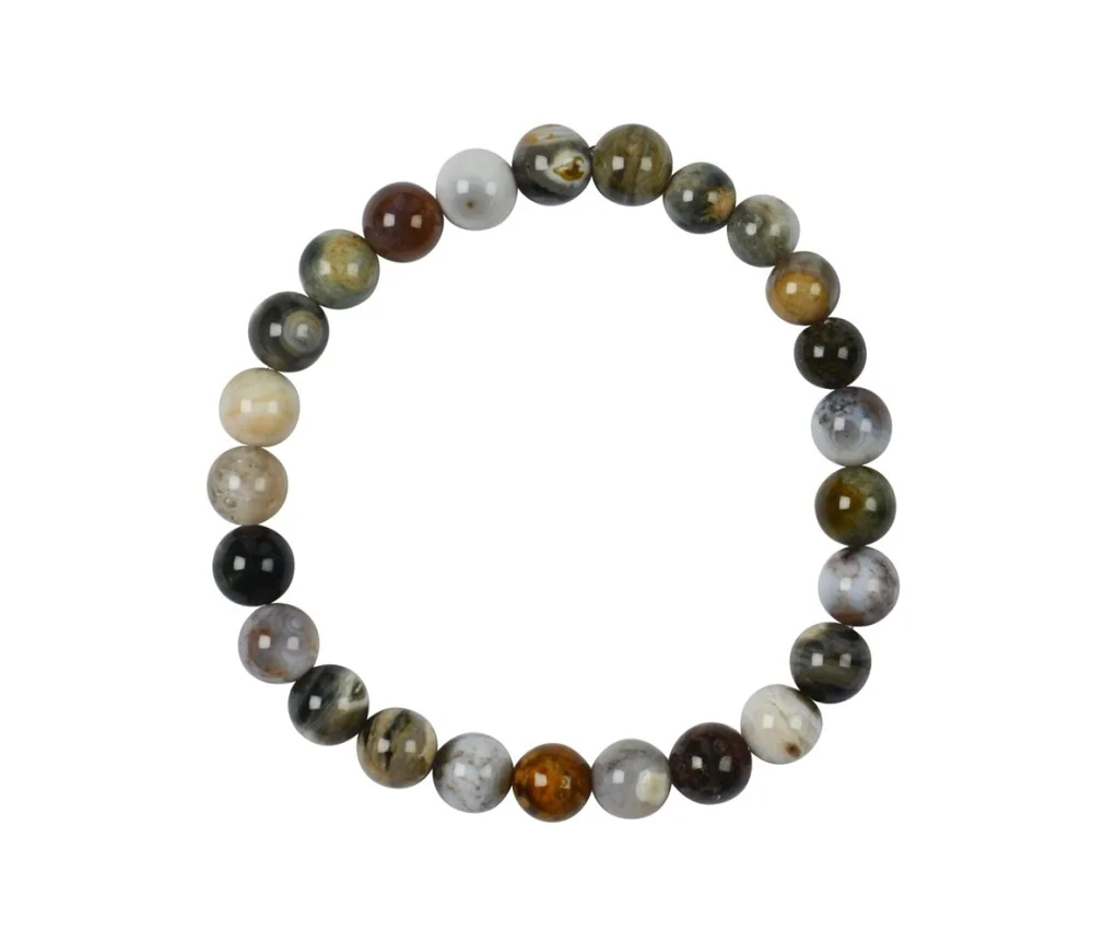 Armband - Ozeanjaspis, 07-08mm Kugeln