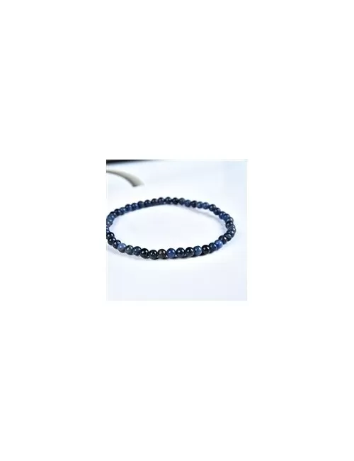 Armband - Dumortierit, 04mm Kugeln