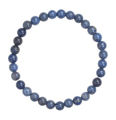 Armband - Dumortierit, 06mm Kugeln