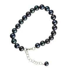 Armband - Perle peacock, 21cm