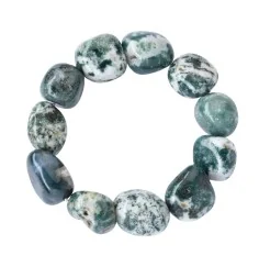 Armband - Baumachat, 18 - 22mm Nuggets (groß)