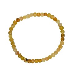 Armband - Opal (Honigopal), 04mm Würfel, facettiert