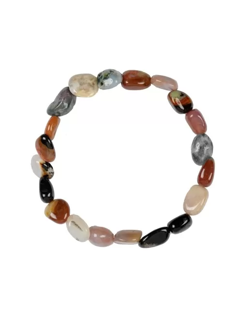 Armband - Sardonyx, 15 - 20mm Nuggets (klein)