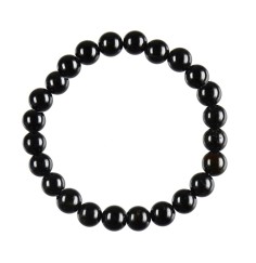 Armband - Obsidian (schwarz), 08mm Kugeln