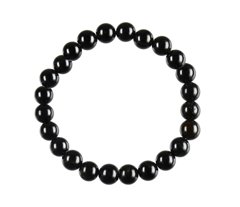 Armband - Obsidian (schwarz), 08mm Kugeln