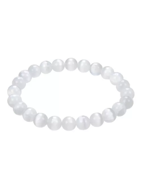 Armband - Selenit, 08mm Kugeln