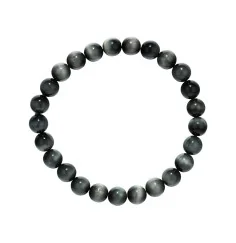 Armband - Quarz-Katzenauge, 08mm Kugeln
