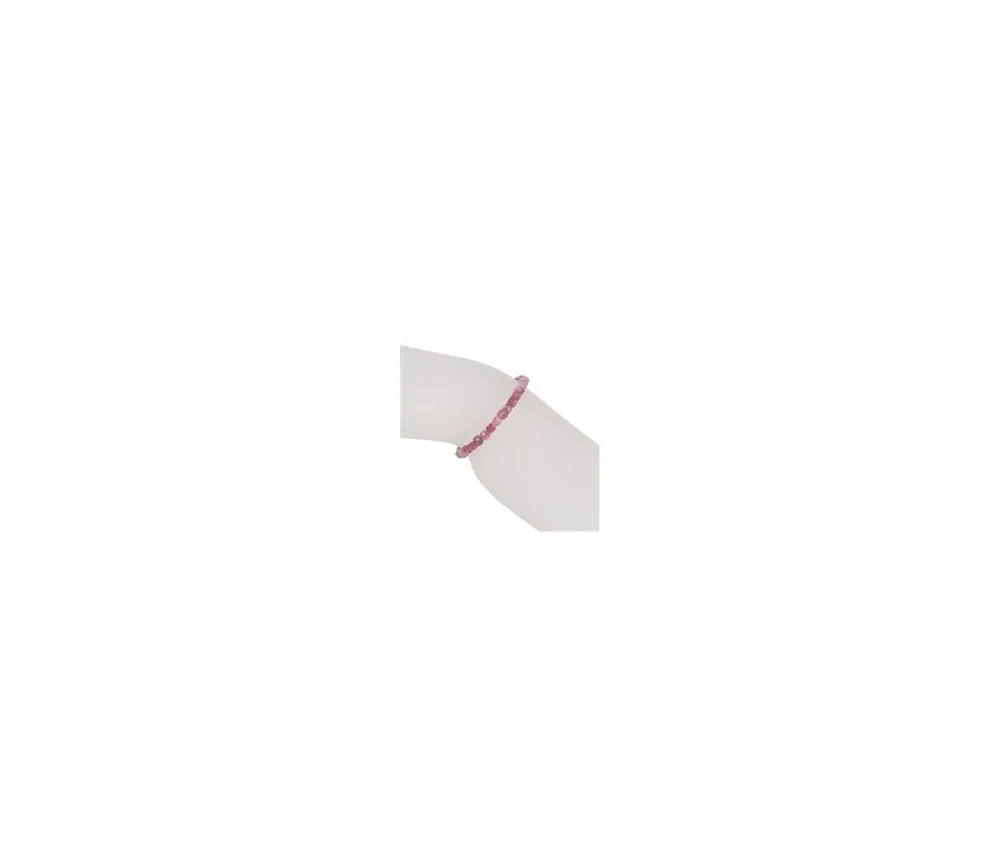 Armband - Turmalin (pink), 04mm Würfel, facettiert