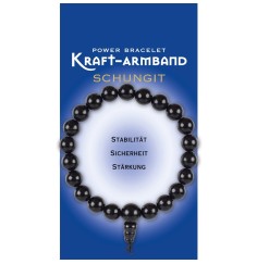 Armband - Kraft - Schungit (stab.)