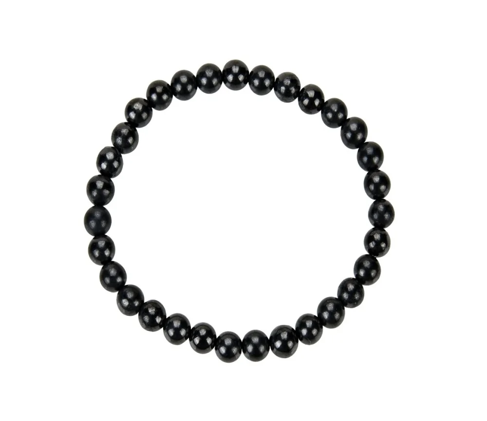 Armband - Schungit, 06mm Kugeln