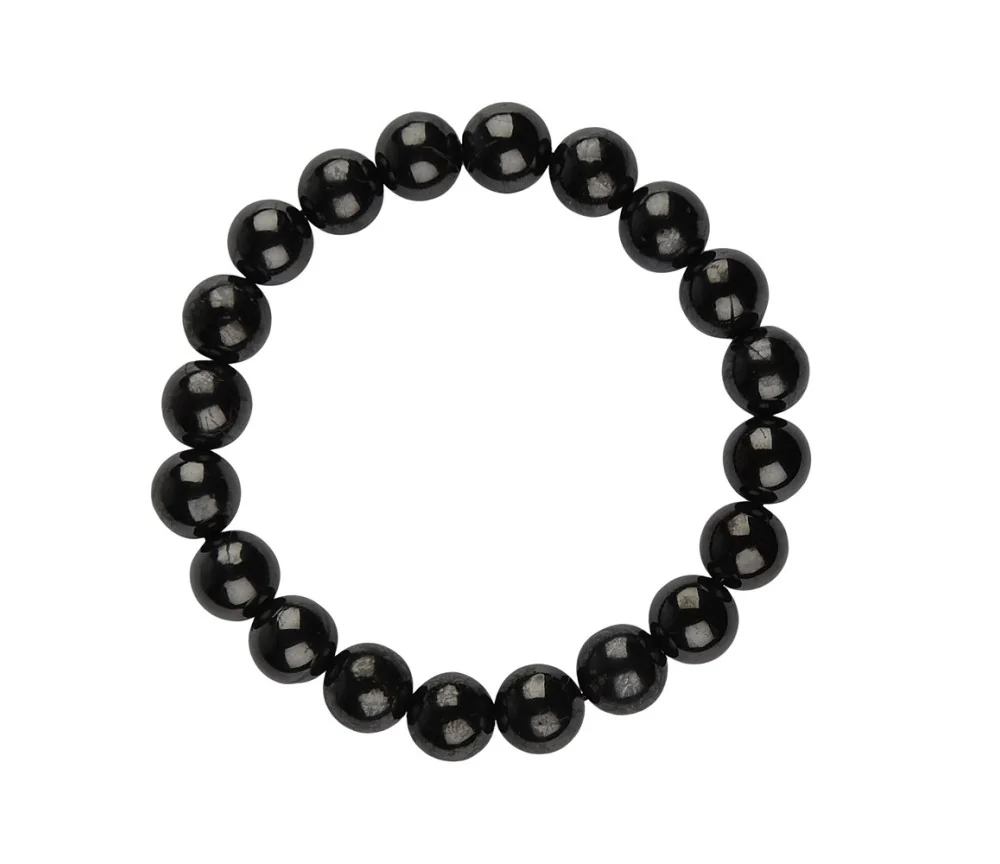 Armband - Schungit, 10mm Kugeln