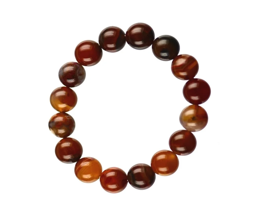 Armband - Kugeln 12mm - Achat (Condor-Achat)