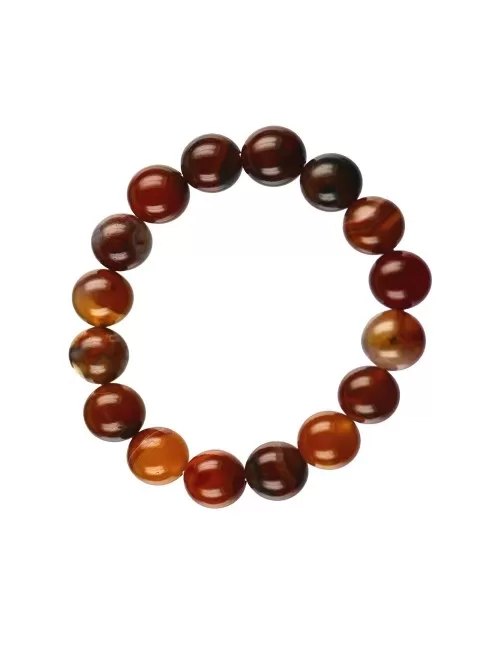 Armband - Kugeln 12mm - Achat (Condor-Achat)