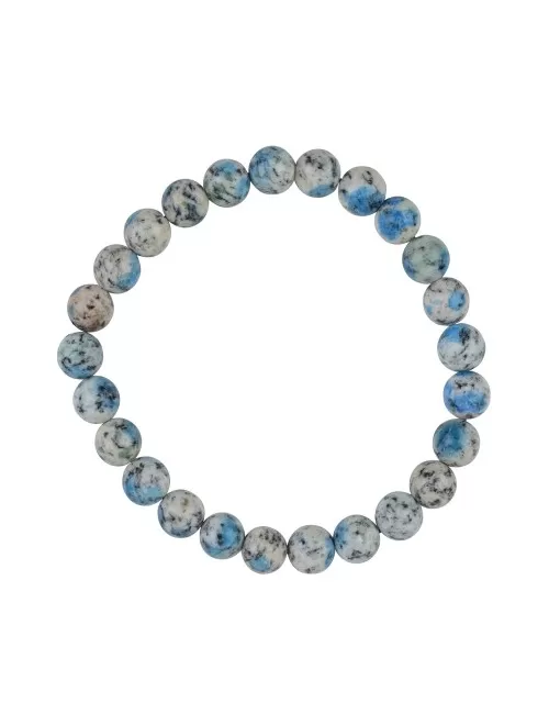 Armband - Kugeln 7-8 mm - Azurit in Gneis (K2)