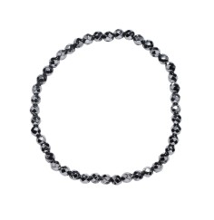 Armband - Silizium (synt.), 04mm Kugeln, facettiert