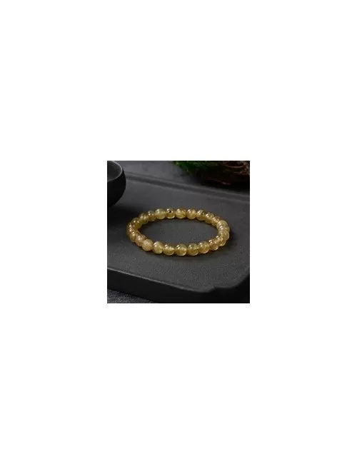 Armband - Apatit (gelb), 08mm Kugeln