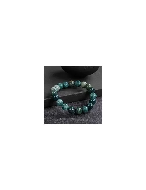 Armband - Ozelot-Jaspis, 10mm Kugeln, 19cm