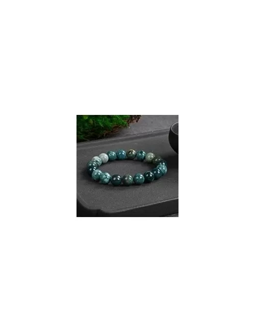 Armband - Ozelot-Jaspis, 10mm Kugeln, 19cm