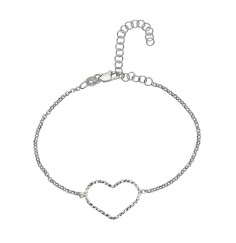 Armband - Glücksband Herz, 16 - 21cm