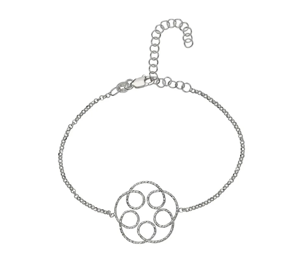 Armband - Glücksband Blüte, 16 - 21cm