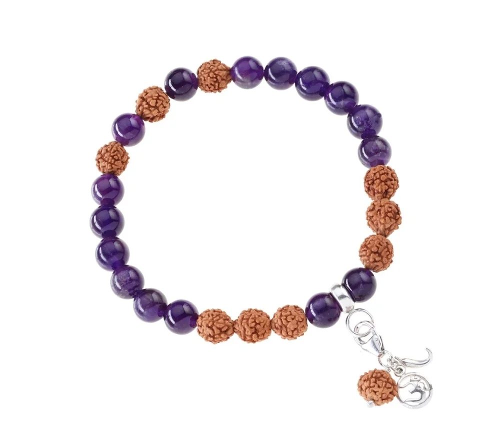 Armband - Edelsteinmala - Amethyst (Innerer Friede)