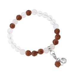 Armband - Edelsteinmala - Bergkristall (Klarheit)