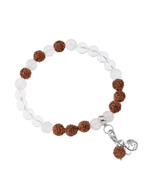 Armband - Edelsteinmala - Bergkristall (Klarheit)