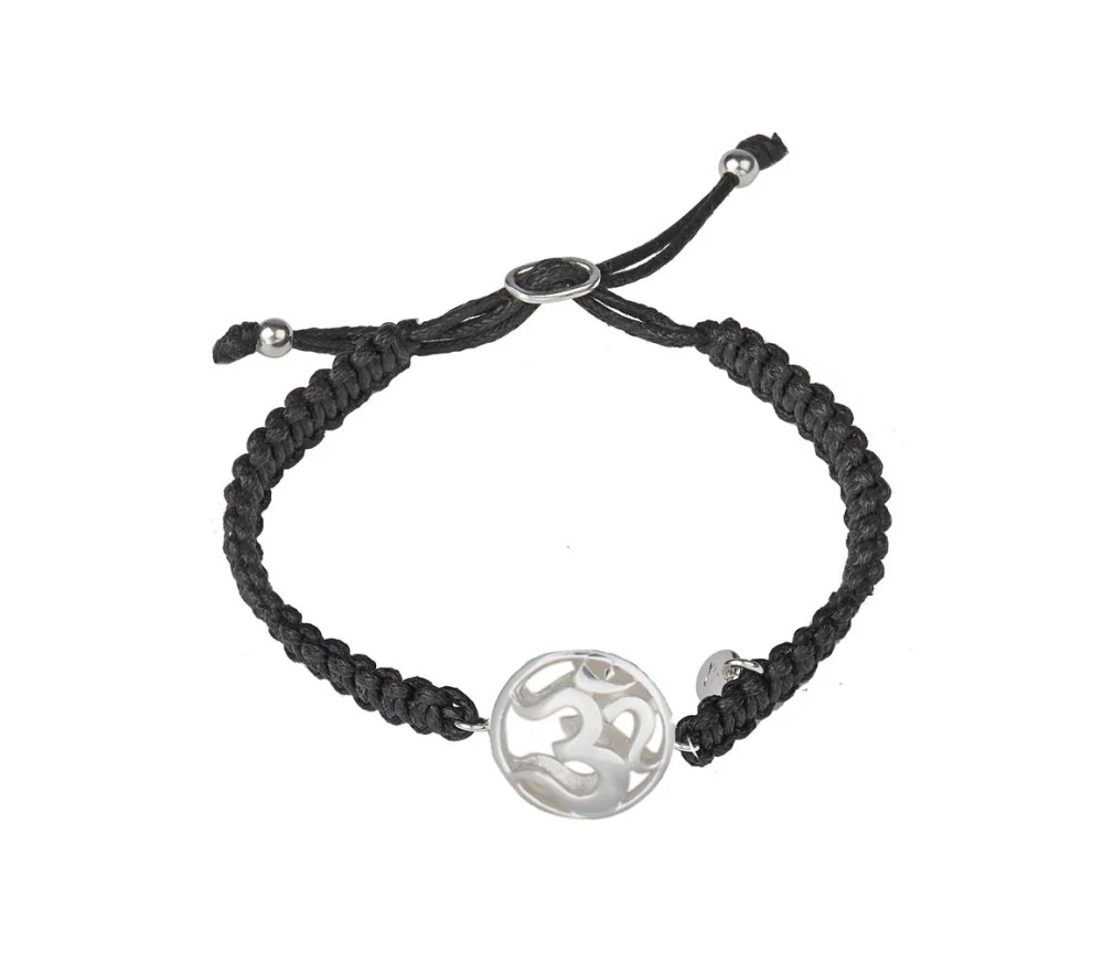 Armband - Makramee, Om-Symbol