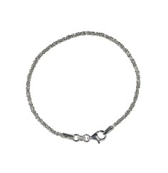 Armband - Funkel - Silber rhodiniert, 2,3 x 19cm