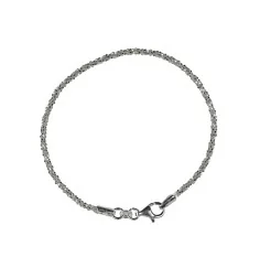 Armband - Funkel - Silber rhodiniert, 2,3 x 19cm