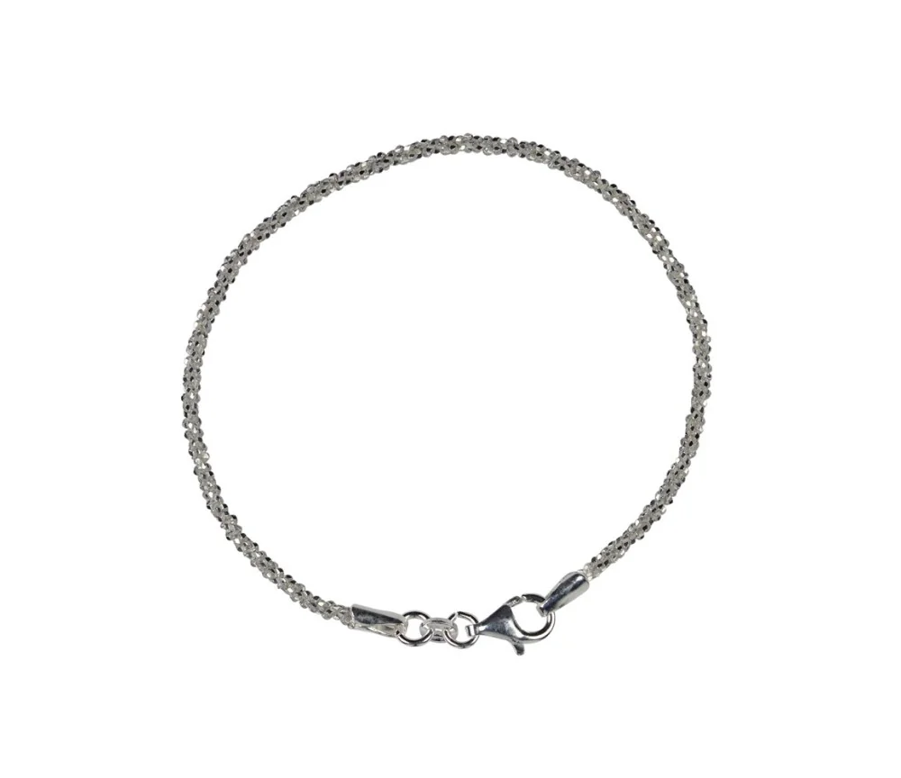Armband - Funkel - Silber rhodiniert, 2,3 x 19cm