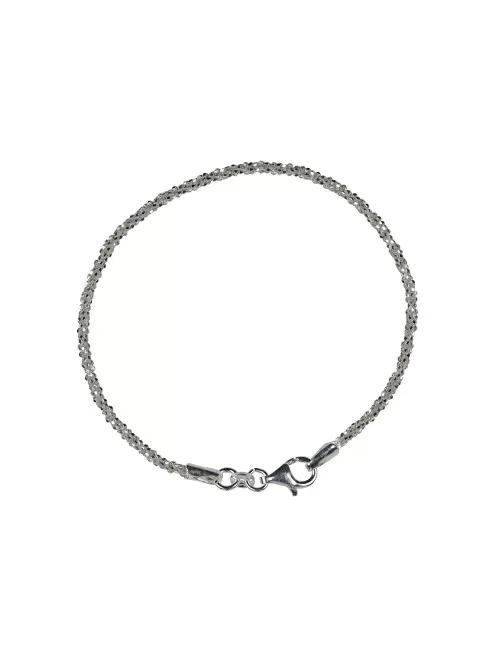 Armband - Funkel - Silber rhodiniert, 2,3 x 19cm