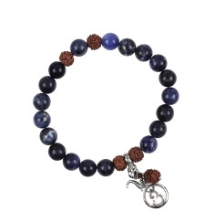 Armband - Edelsteinmala - Sodalith (Ajna, Stirn-Chakra)