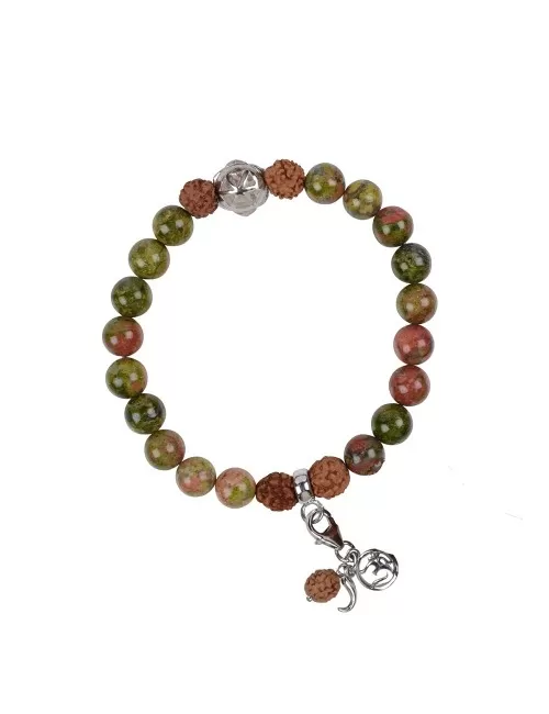 Armband - Edelsteinmala - Unakit (Regeneration)