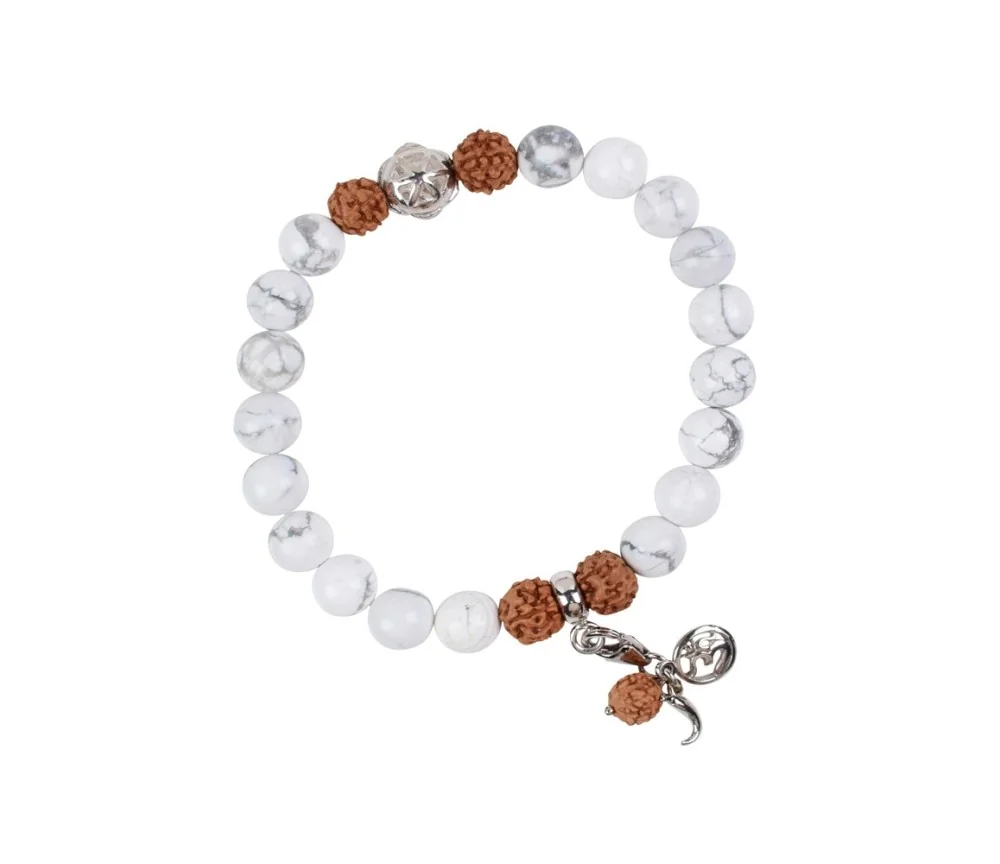 Armband - Edelsteinmala - Magnesit (Gelassenheit)