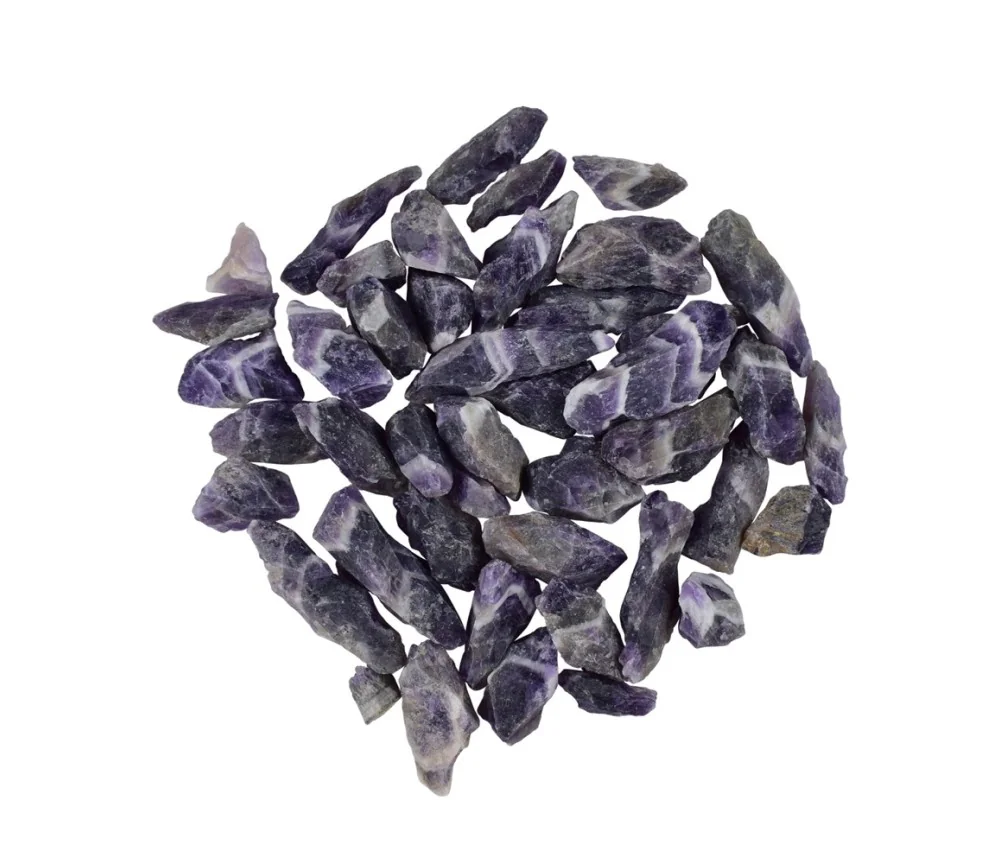 Heilsteine & Edelsteine - Dekosteine - Amethyst gebändert (Sambia), 02,5 - 04,5cm (klein) - 1Kg Beutel
