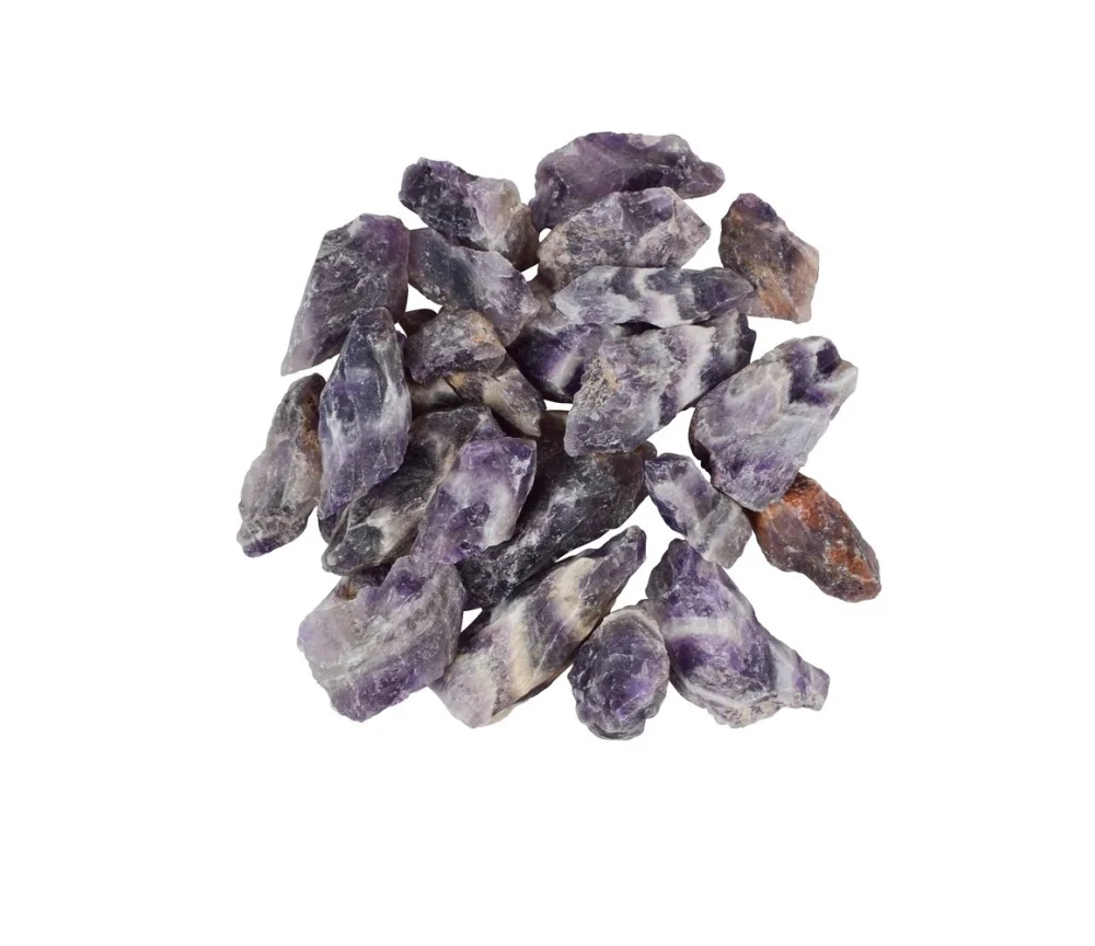 Heilsteine & Edelsteine - Dekosteine - Amethyst (gebändert), 03 - 05cm - 1Kg Beutel