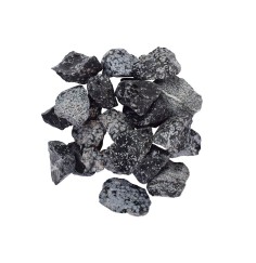 Heilsteine & Edelsteine - Dekosteine - Schneeflocken-Obsidian, 02 - 05cm - 1Kg Beutel