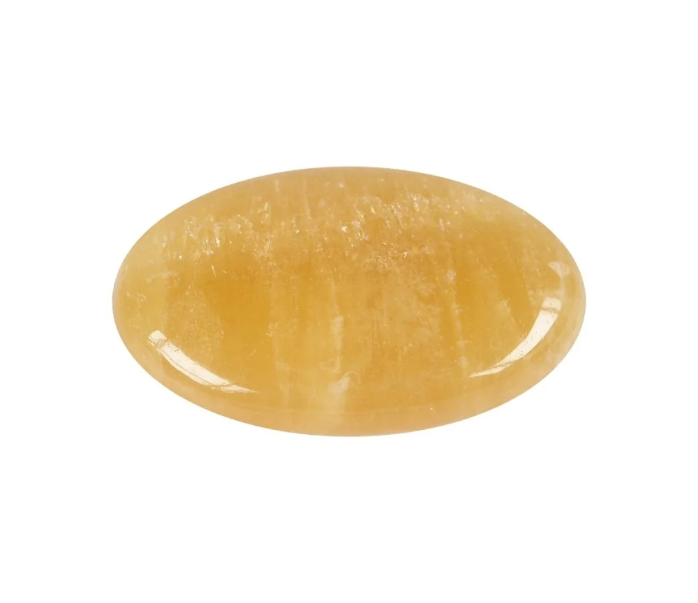 Heilsteine & Edelsteine - Linsenstein - Calcit (orange)