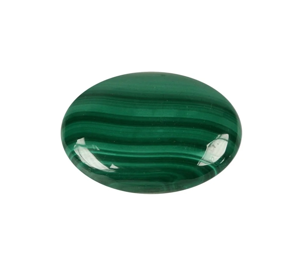 Heilsteine & Edelsteine - Linsenstein - Malachit (stab.)