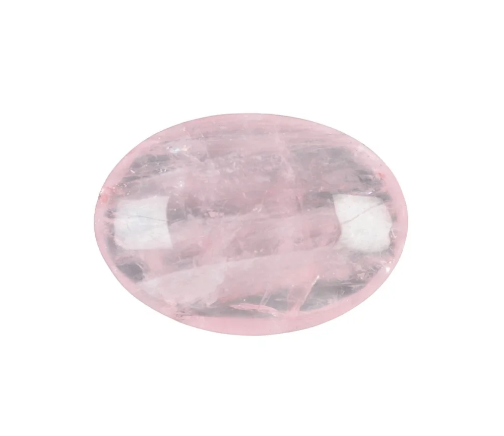 Heilsteine & Edelsteine - Linsenstein - Rosenquarz extra