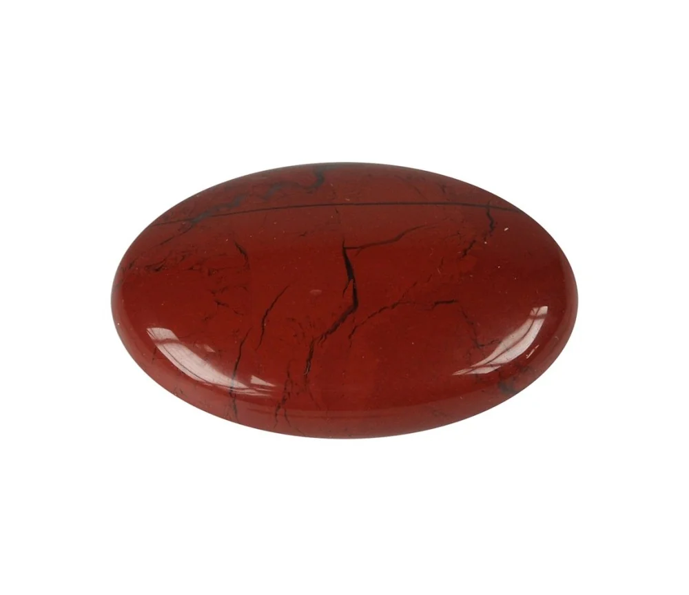 Heilsteine & Edelsteine - Linsenstein - Jaspis (rot)