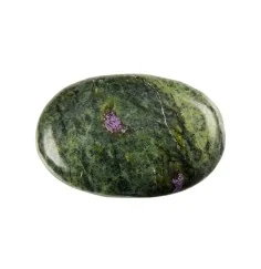 Heilsteine & Edelsteine - Linsenstein - Stichtit in Serpentin