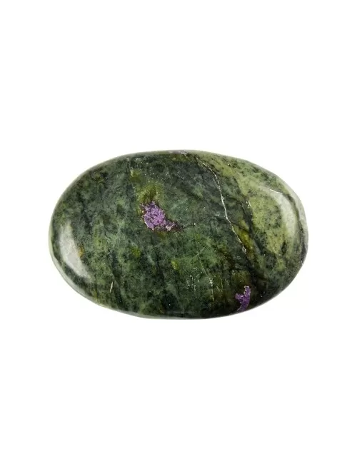 Heilsteine & Edelsteine - Linsenstein - Stichtit in Serpentin