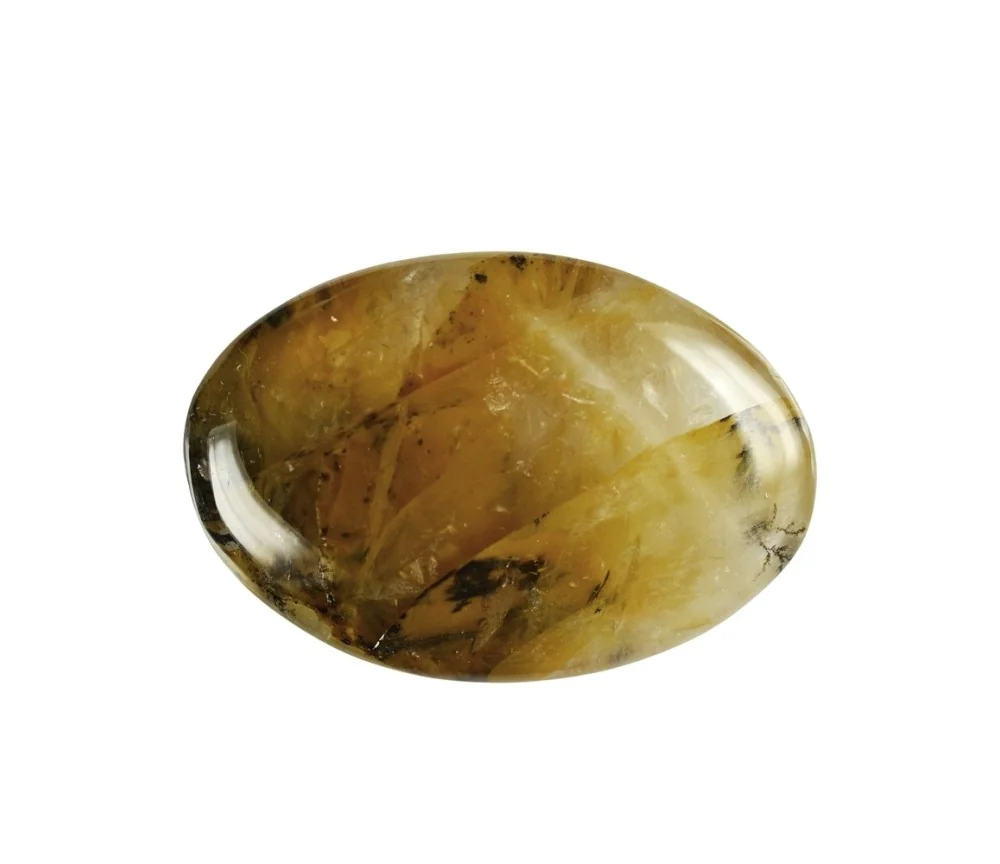 Heilsteine & Edelsteine - Linsenstein - Eisenkiesel (gelb)