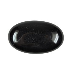 Heilsteine & Edelsteine - Linsenstein - Obsidian (schwarz)