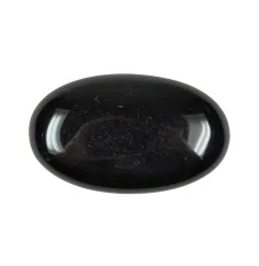 Heilsteine & Edelsteine - Linsenstein - Obsidian (schwarz)