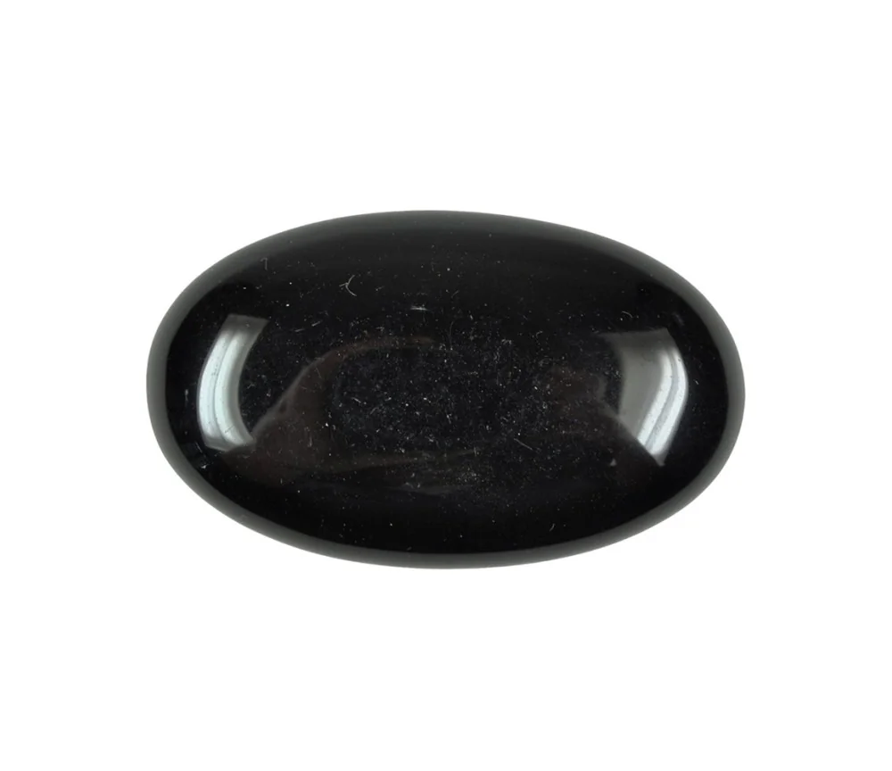 Heilsteine & Edelsteine - Linsenstein - Obsidian (schwarz)