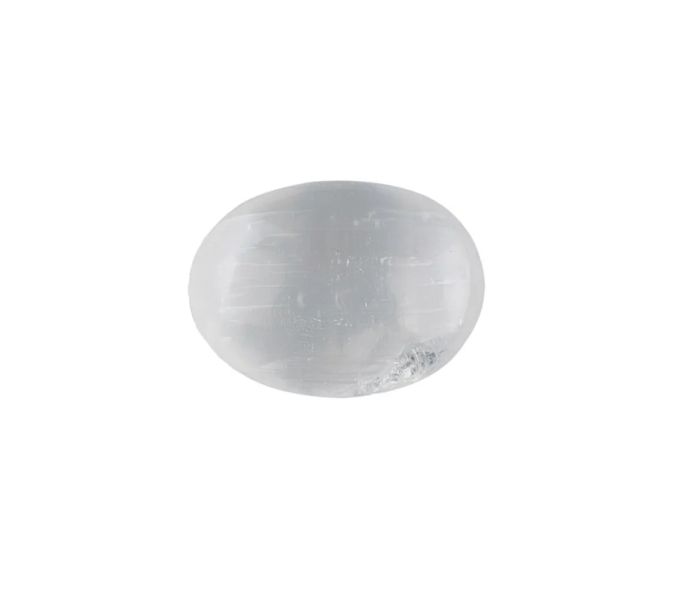 Heilsteine & Edelsteine - Linsenstein - Selenit, 3,7 x 3,0cm (klein)