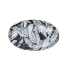 Heilsteine & Edelsteine - Linsenstein - Pinolith (Eisblumen-Magnesit)